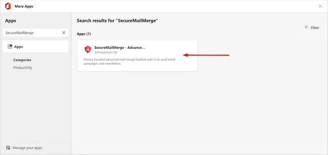 Aus AppSource installieren