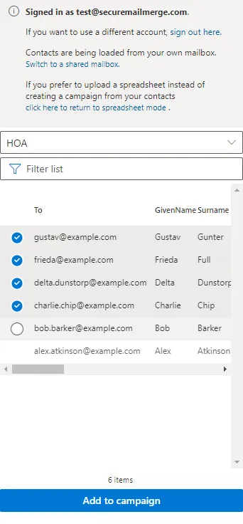 Versenden von Serienmails mit Anhängen aus Outlook