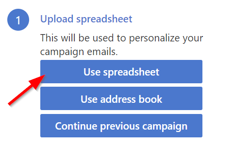 Select 'Use spreadsheet' from the plugin menu