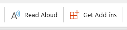 Screenshot of Get-Add-Ins Button in Microsoft Outlook