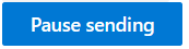 The Pause sending button in the campaign manager
